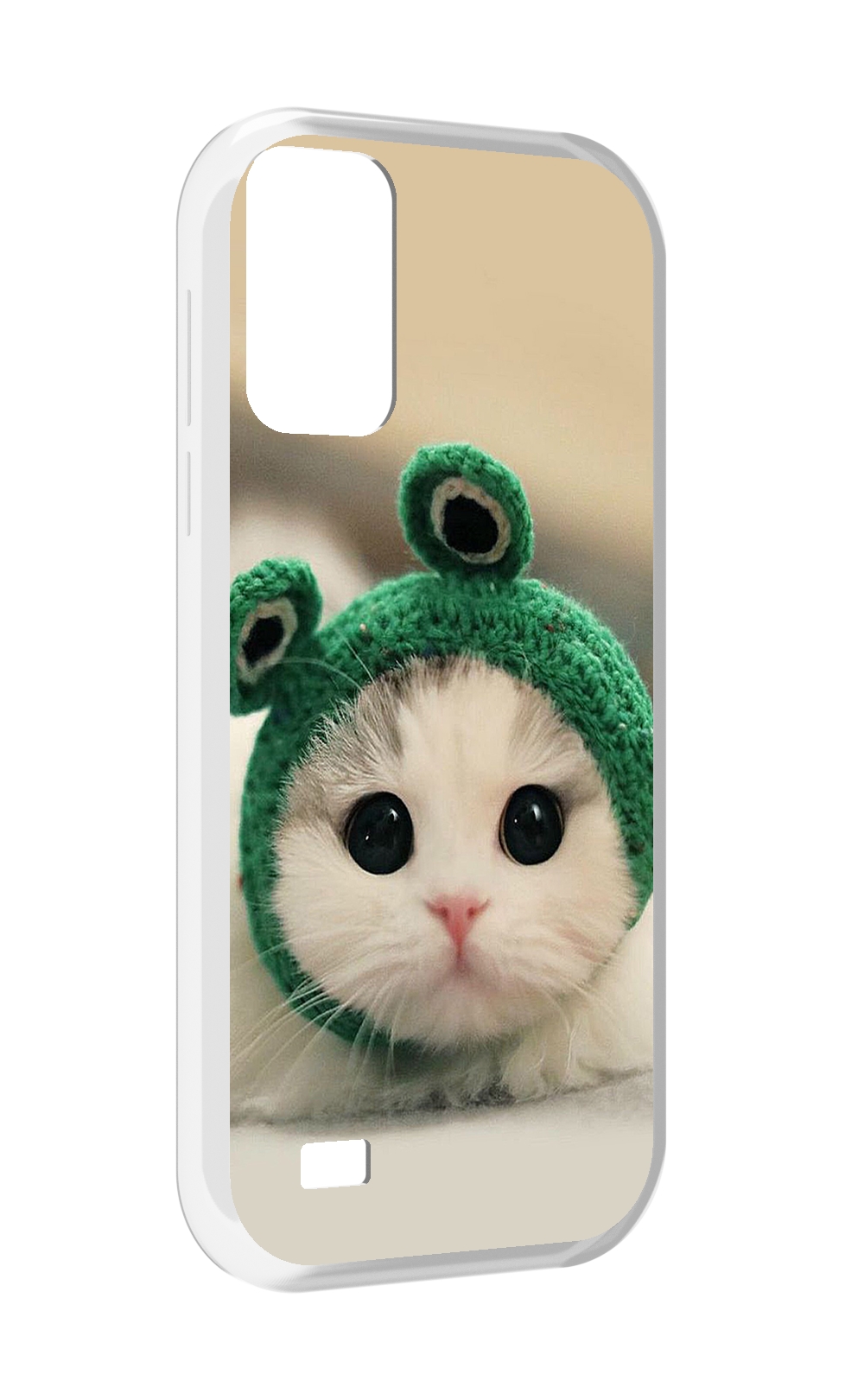 

Чехол MyPads кот-лягушка детский для Oukitel C31, Прозрачный, Tocco