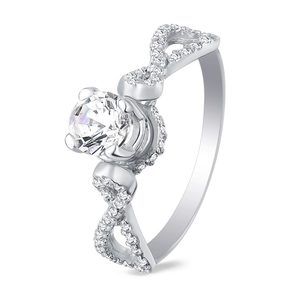 

Кольцо женское из серебра с фианитом 585Gold 701008299, р. 16,5, 701008299