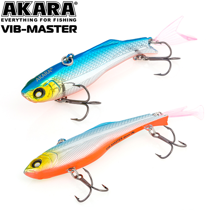 

Воблер Akara Vib-Master зимний 85 мм 19 гр, цвет A4 виб на судака, щуку, Разноцветный, Vib-Master