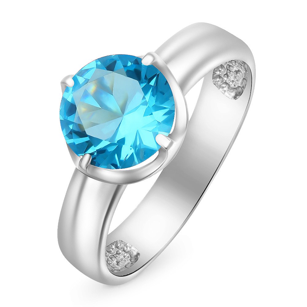 

Кольцо женское из серебра с фианитом 585Gold 701008256, р. 18, 701008256