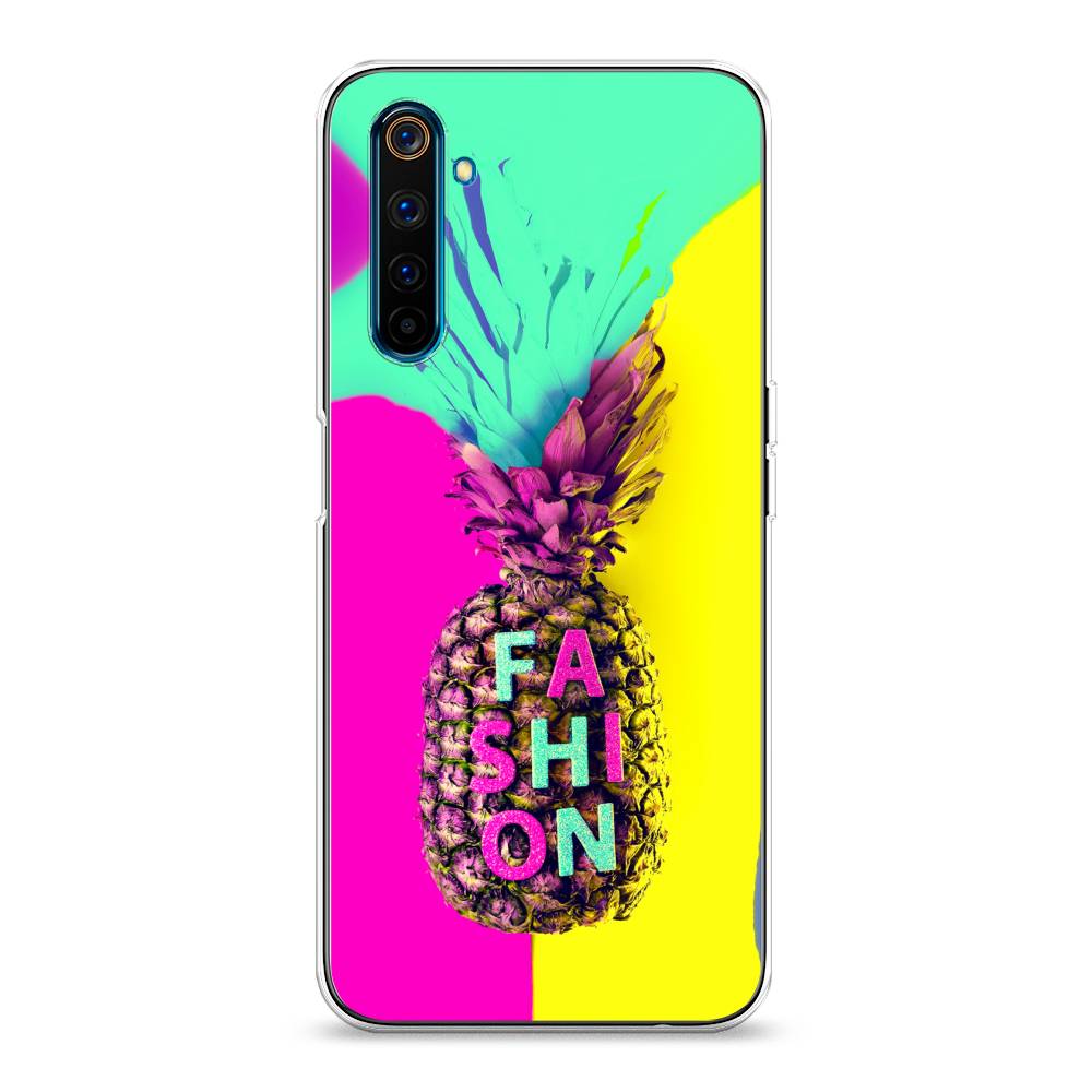 

Чехол Awog на Realme 6 Pro "Кислотный ананас", Разноцветный, 252850-10