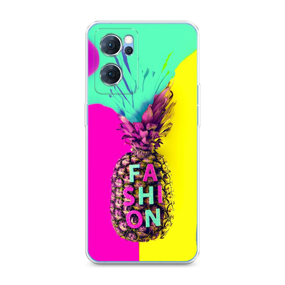 

Чехол Awog на Oppo Reno 7 5G "Кислотный ананас", Разноцветный, 258150-10