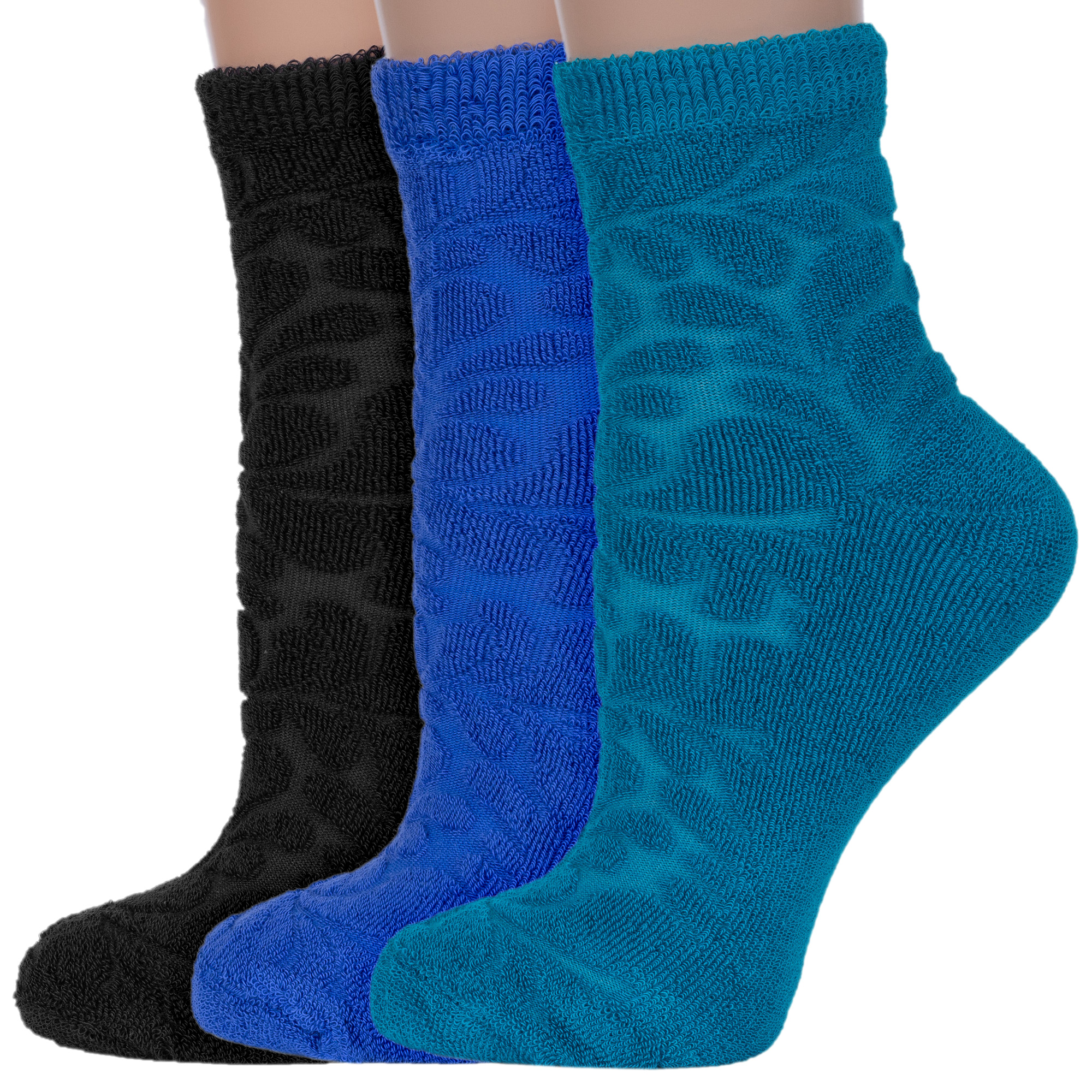 

Носки детские Rusocks 3-Д-33301 цв. бирюзовый; синий; черный р. 20-22, 3-Д-33301