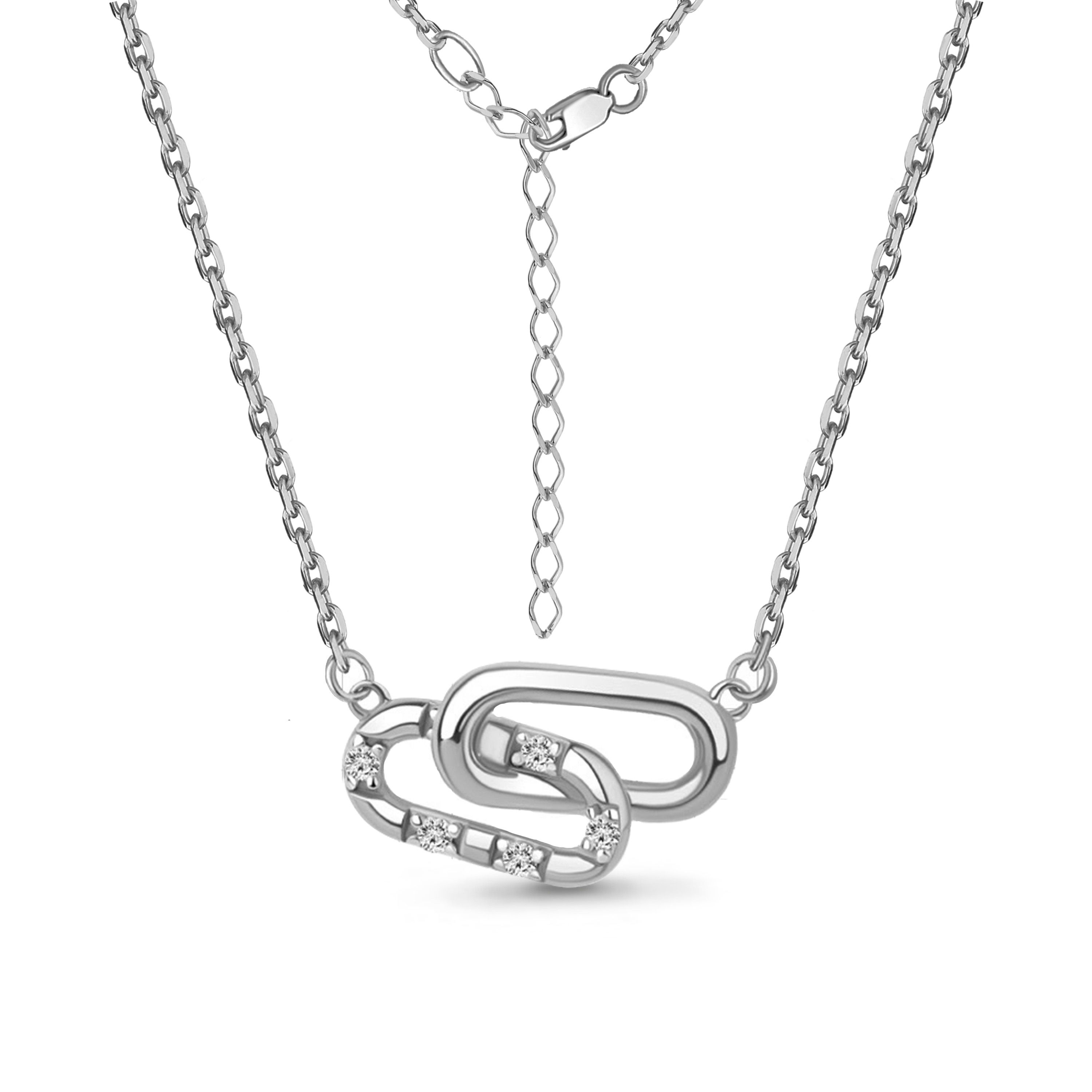 

Колье из серебра с фианитом Aquamarine 40 см Aquamarine 73690А_925_р, 73690А_925_р