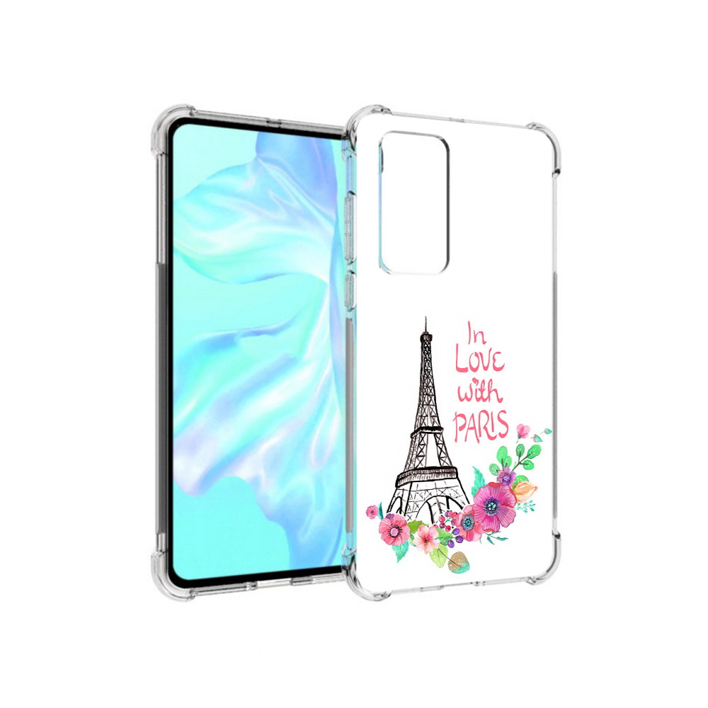 

Чехол MyPads Tocco для Huawei P40 любимый париж, Прозрачный, Tocco