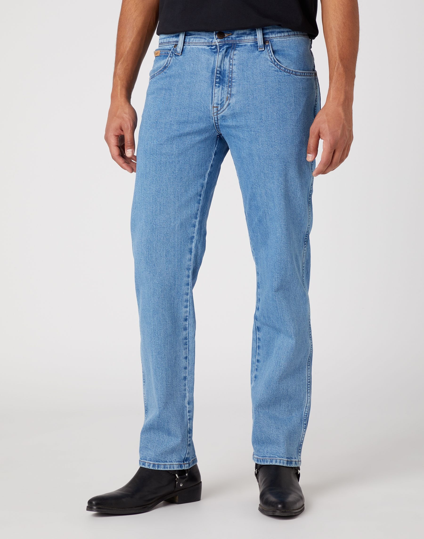 

Джинсы мужские Wrangler W121HRZ93 голубые 32/34, Голубой, W121HRZ93