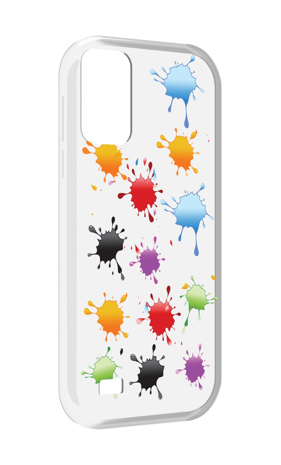 

Чехол MyPads кляксы для Oukitel C31, Прозрачный, Tocco