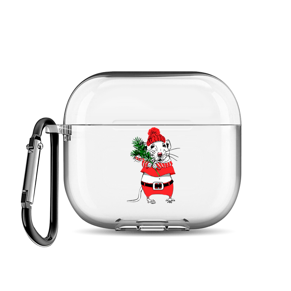 

Чехол для наушников AirPods 3 "Новогодняя крыска", AIPC-430-9E-1