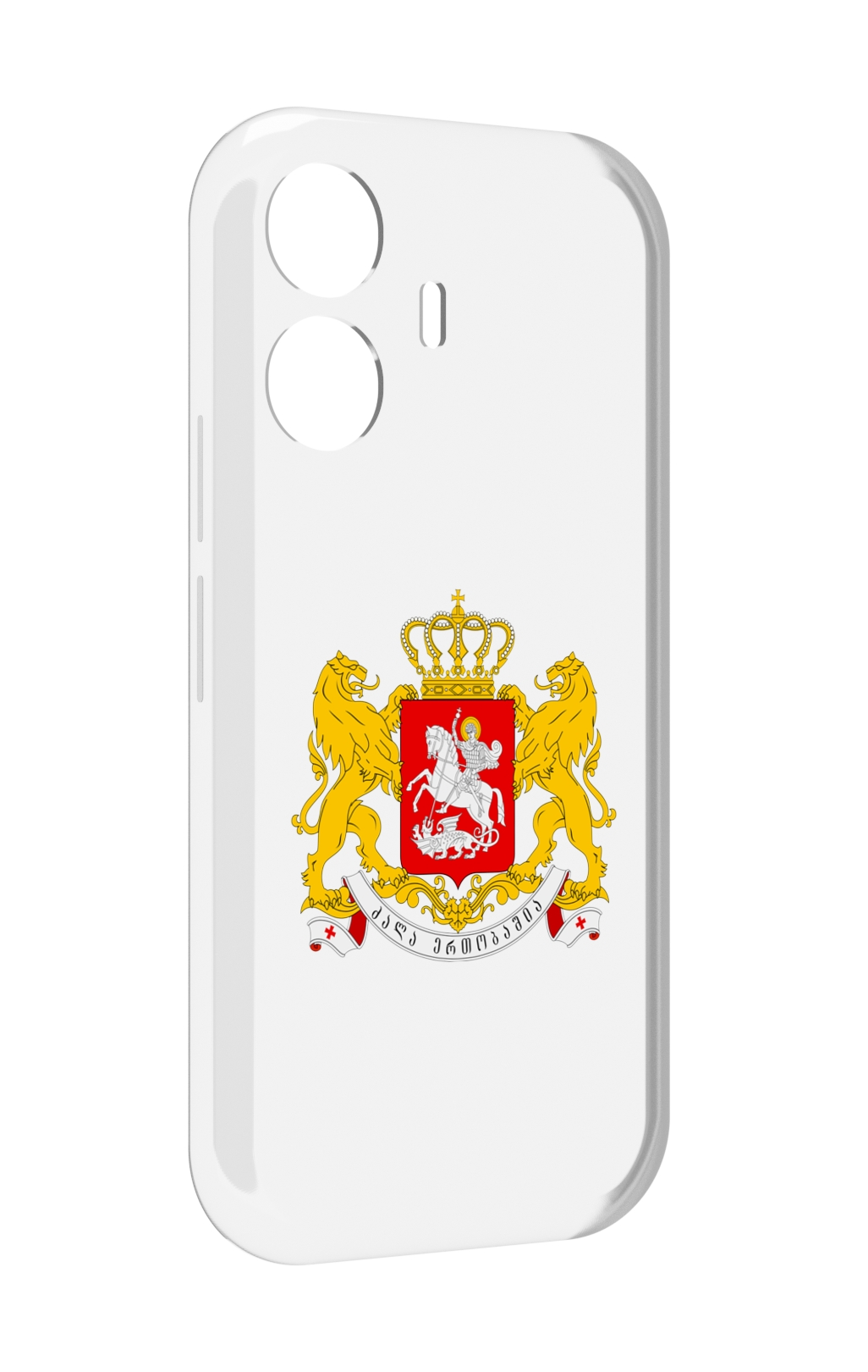 

Чехол MyPads герб-грузии для Vivo Y77E / Vivo iQOO Z6 Lite, Прозрачный, Tocco