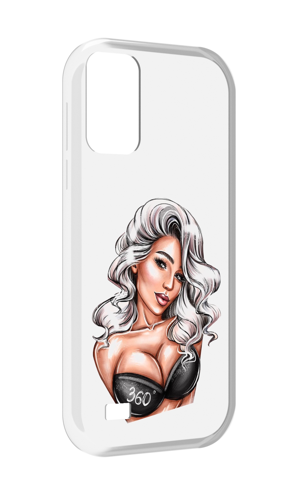 

Чехол MyPads ивлеева-рисунок женский для Oukitel C31, Прозрачный, Tocco