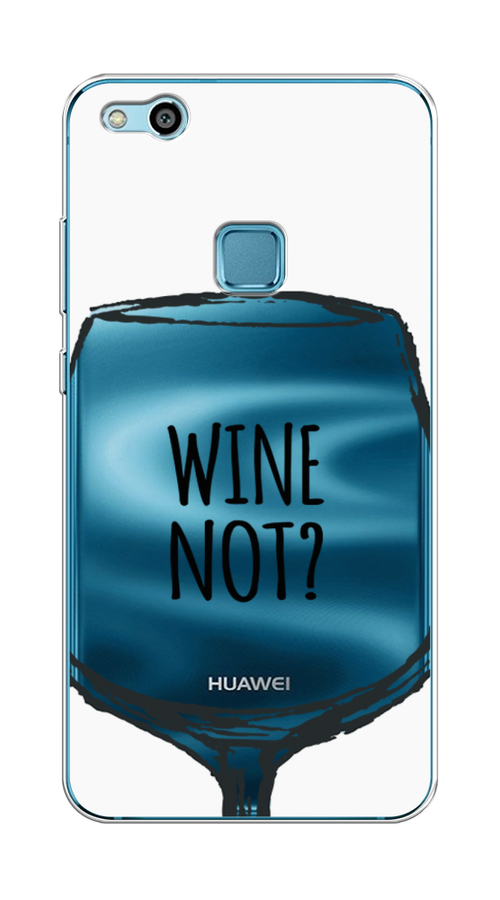 

Чехол на Huawei P10 Lite "Wine not white", Белый, 61350-6