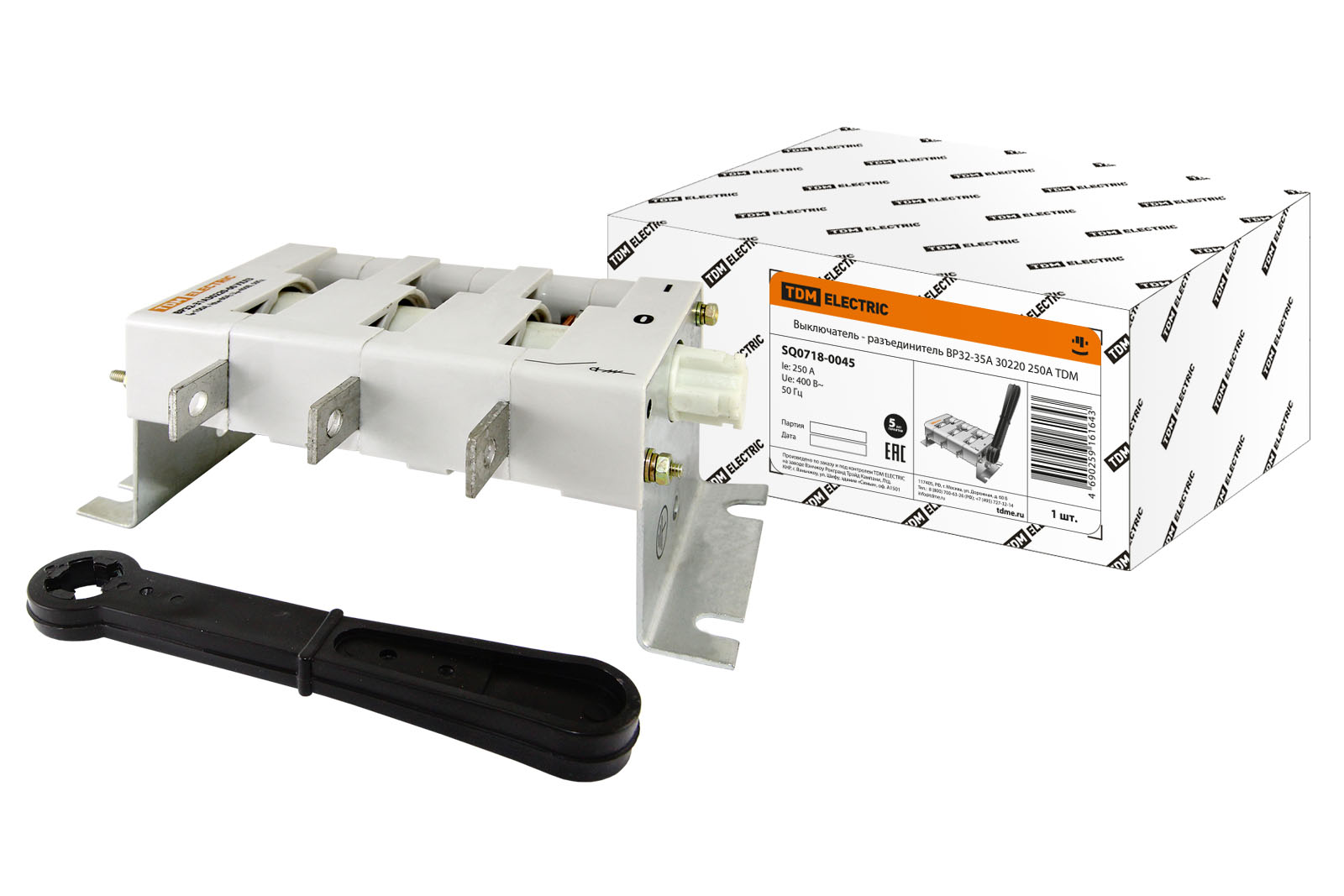 

Выключатель-разъединитель ВР32-35А 30220 250А TDM SQ0718-0045