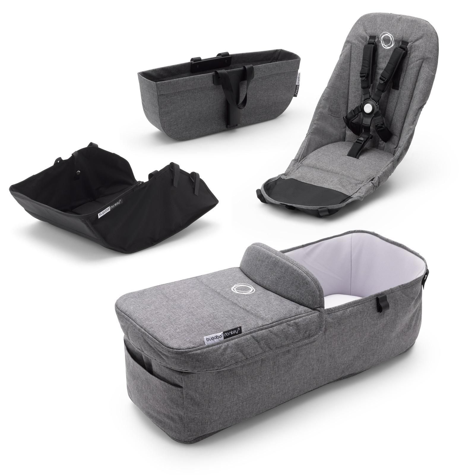 

Стильный комплект Bugaboo donkey3 grey melange, Donkey3
