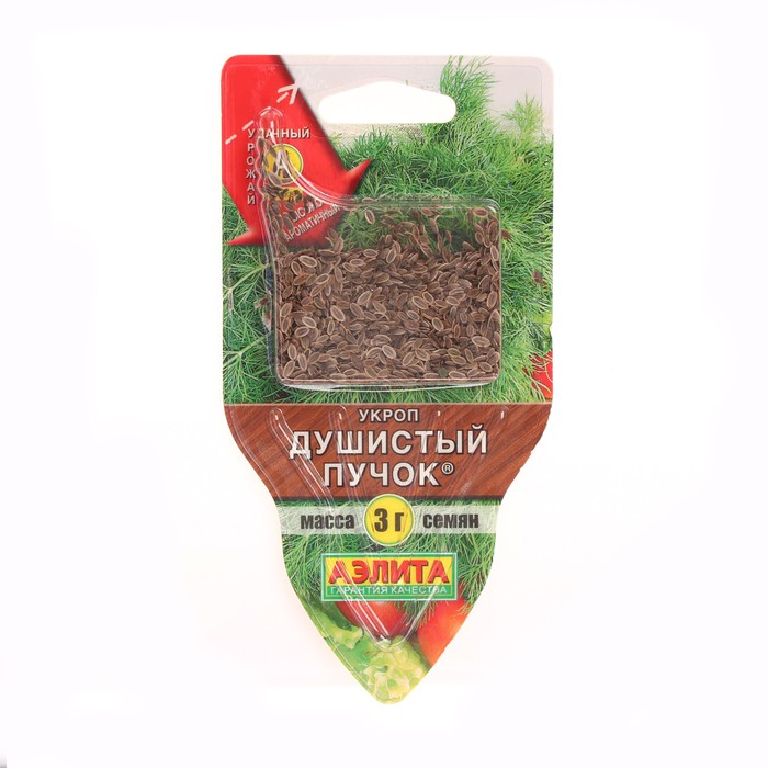 

Семена Укроп "Душистый пучок", сеялка, 3 г