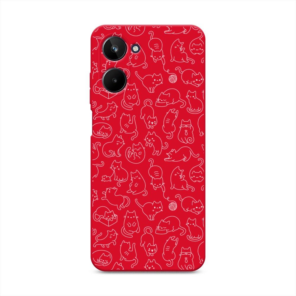 

Чехол Awog на Realme 10 4G "Шкодливые котики", Прозрачный;бежевый, 2512153-1