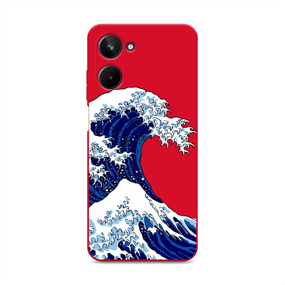 

Чехол Awog на Realme 10 4G "Волна в Канагаве", Синий;белый, 2512153-1