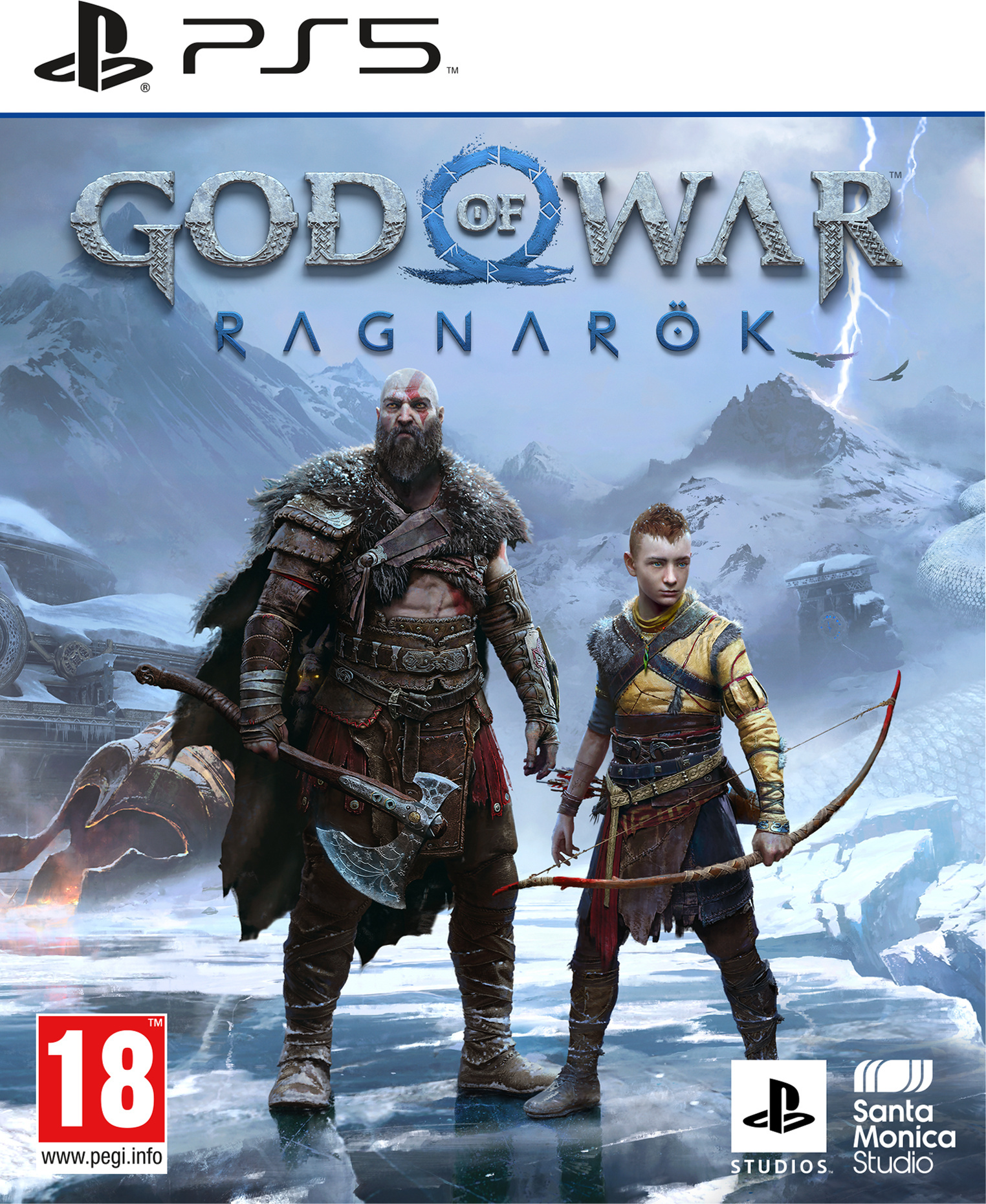 God of War Ragnarok для PS5 русская озвучка (код загрузки)