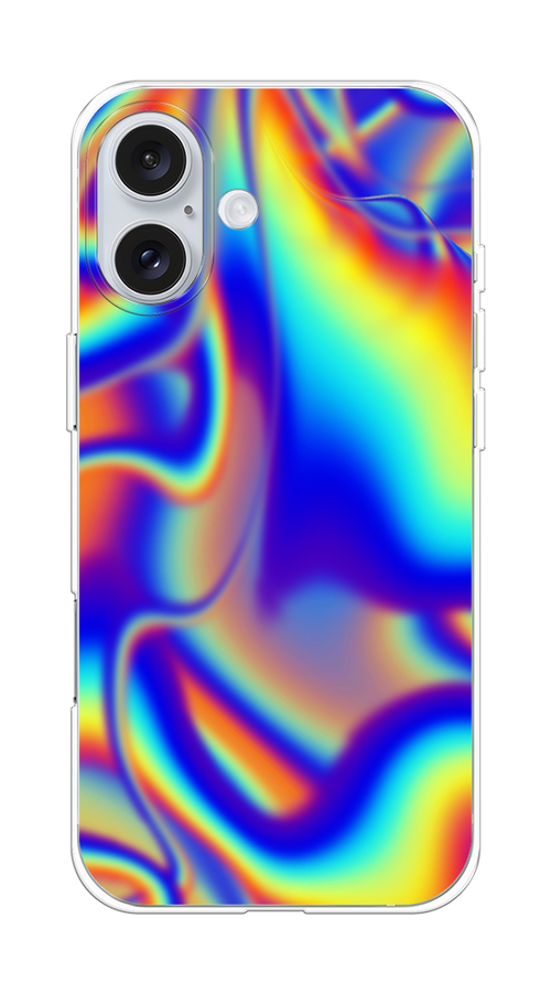 

Чехол на Apple iPhone 16 Plus "Яркая голограмма", Разноцветный, 16150-1