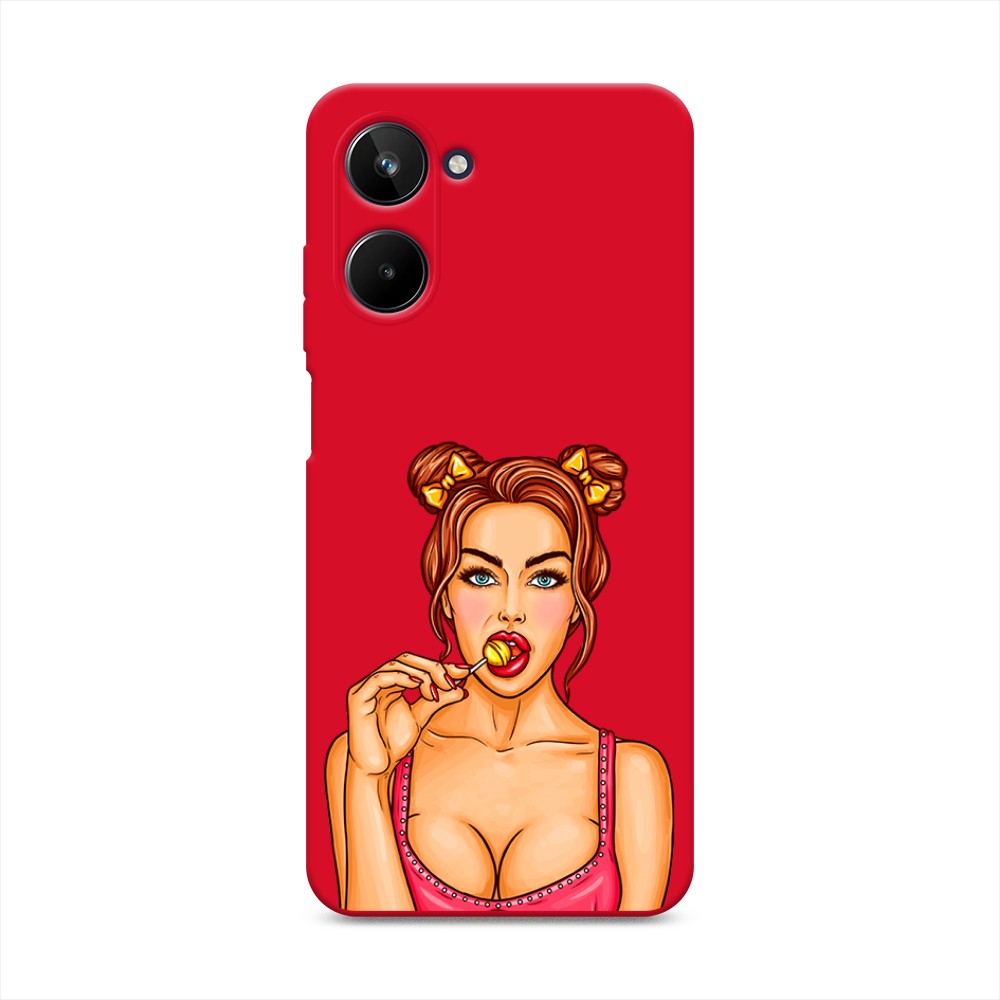 

Чехол Awog на Realme 10 4G "Вкусный леденец", Бежевый;коричневый;розовый, 2512153-1