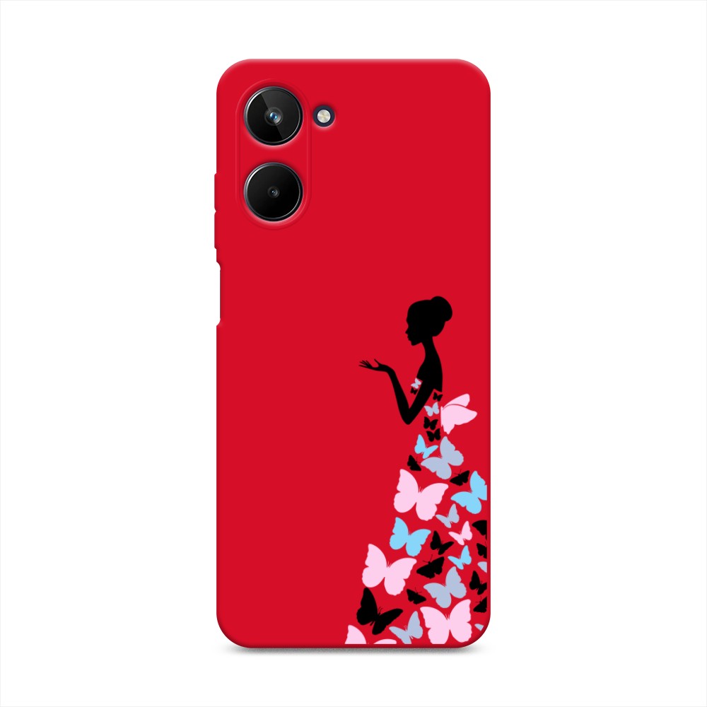 

Чехол Awog на Realme 10 4G "Платье из бабочек", Белый;розовый, 2512153-1