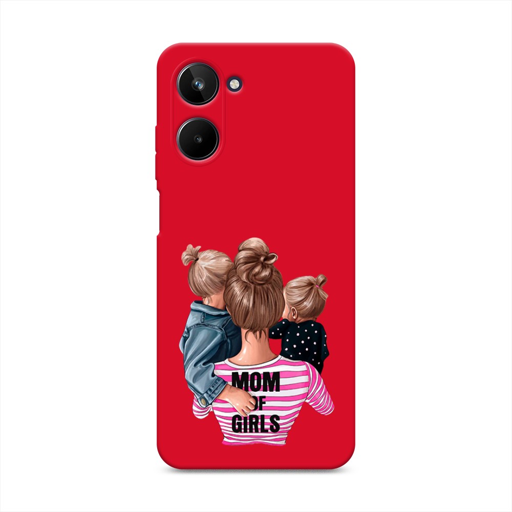 

Чехол Awog на Realme 10 4G "Mom of Girls", Разноцветный, 2512153-1