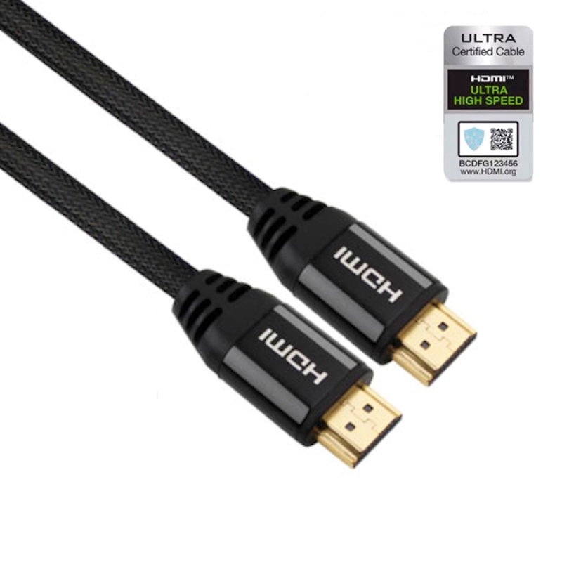 Кабель HDMI - HDMI v.2.1 8К, HDR в нейлоновой оплётке, 1.0 м, Mobiledata