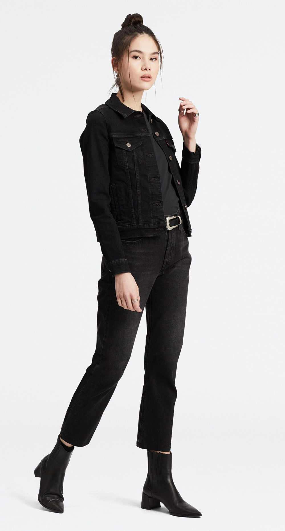 

Джинсы женские Levi's 36200 черные 23/26, 36200