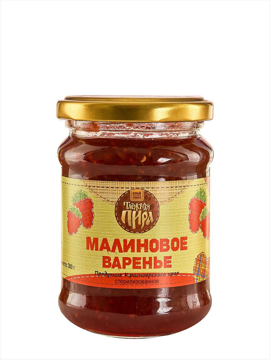 

Варенье Таежная Пира малиновое 300 г