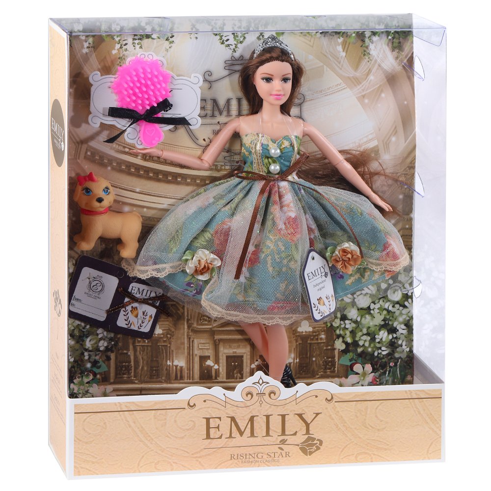 фото Кукла emily принцесса с аксессуарами, с домашним питомцем, пышное платье, jb0207530