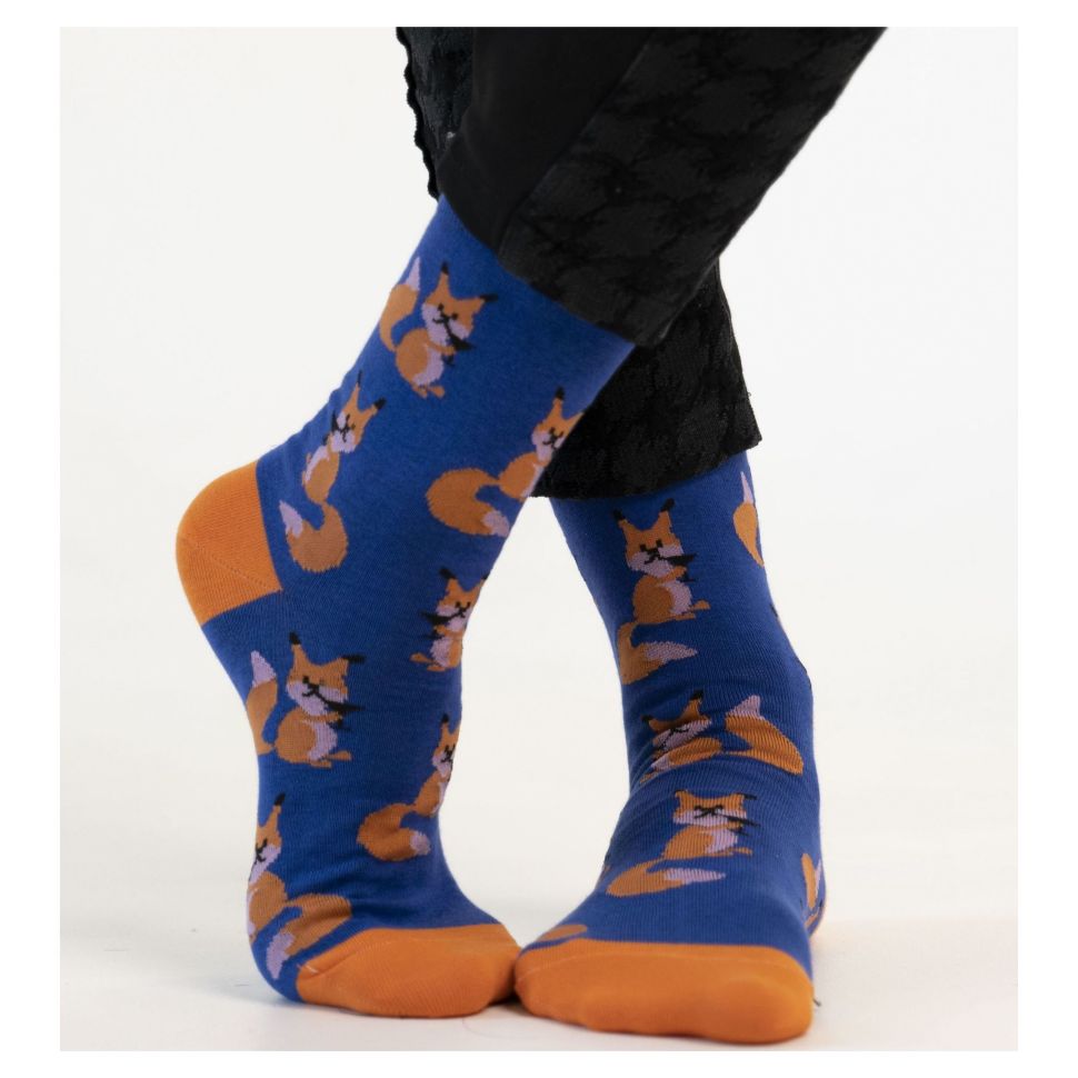 

Носки женские St. Friday Socks SS21-970-05 синие, Синий, SS21-970-05