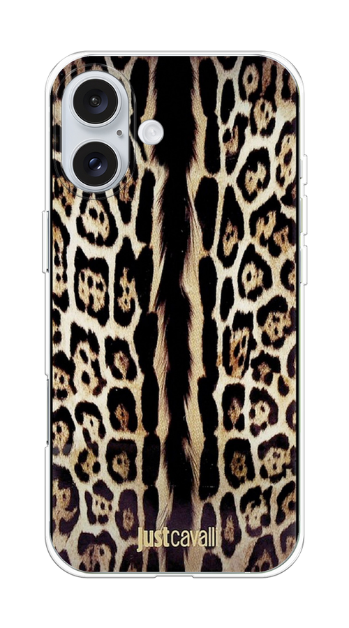 

Чехол на Apple iPhone 16 Plus "Леопард кавалли", Черный;коричневый, 16150-1