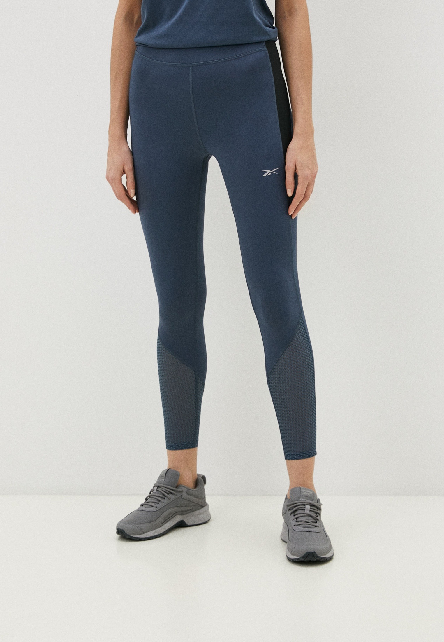 Тайтсы женские Reebok RUNNING VECTOR TIGHT синие L синий