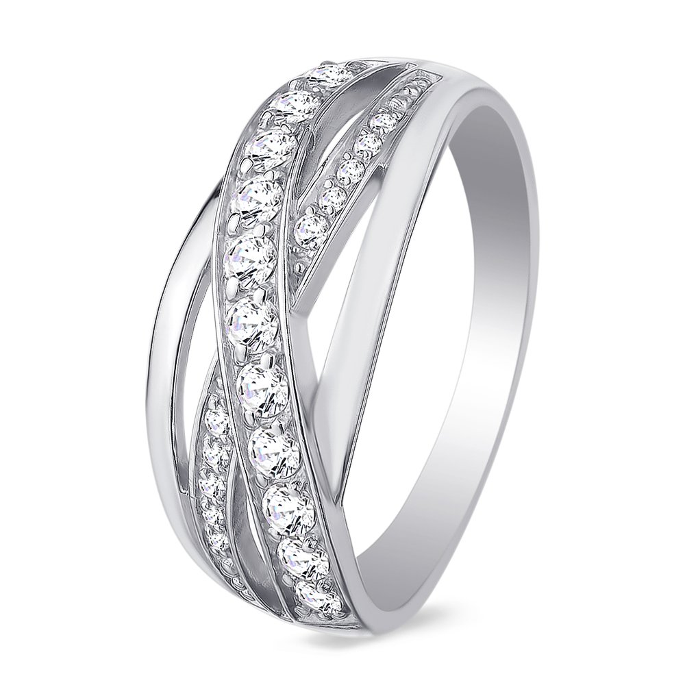 

Кольцо из серебра р.  585Gold 701008209, фианит, 701008209