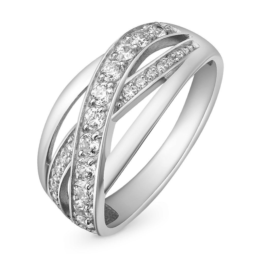 

Кольцо из серебра р.  585Gold 701008209, фианит, 701008209