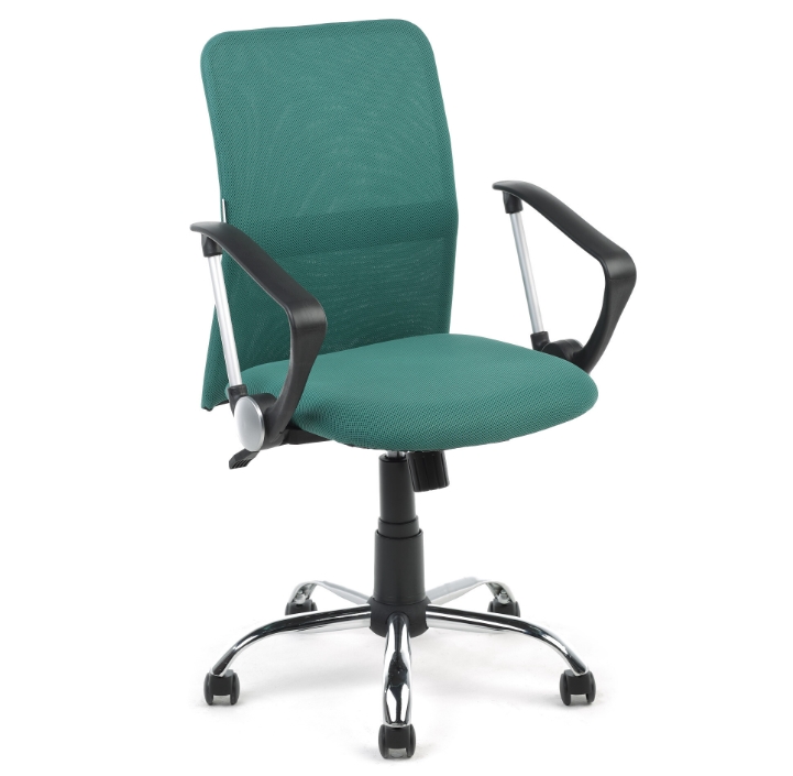 фото Офисное кресло экспресс офис leo b chrome ткань сетка зелёная