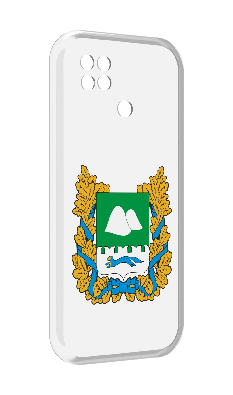 

Чехол MyPads герб-курганскои-области для Xiaomi Poco C40, Прозрачный, Tocco