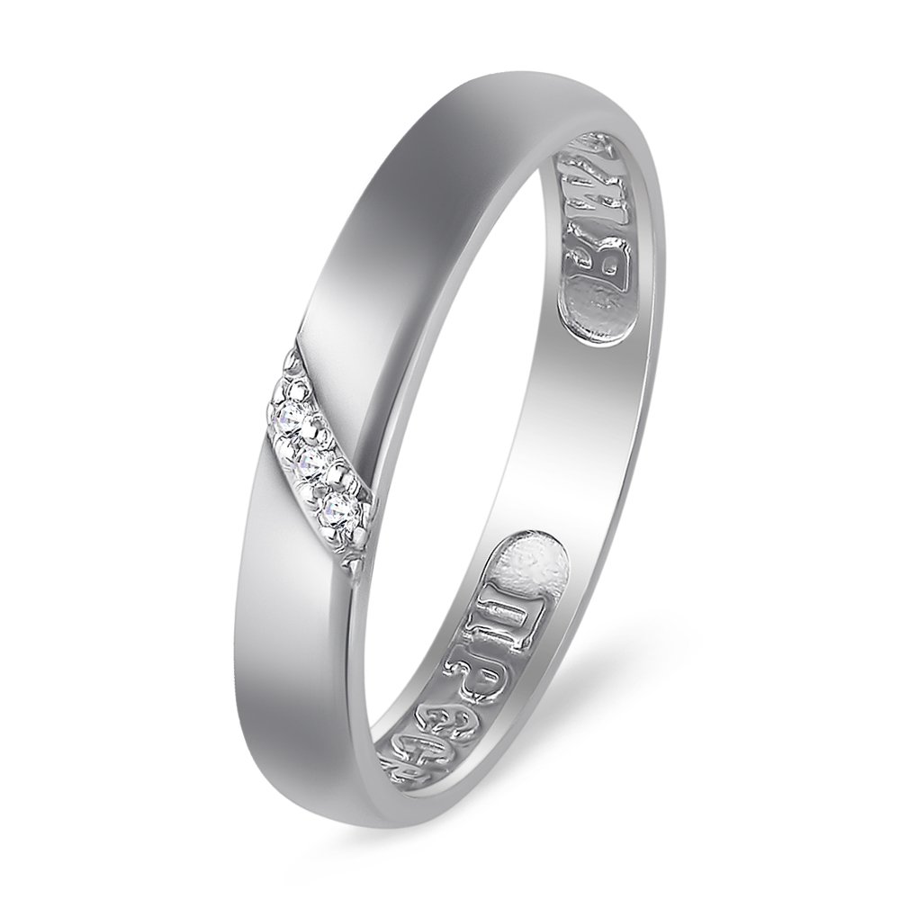 

Кольцо женское из серебра с фианитом 585Gold 901000874, р, 901000874