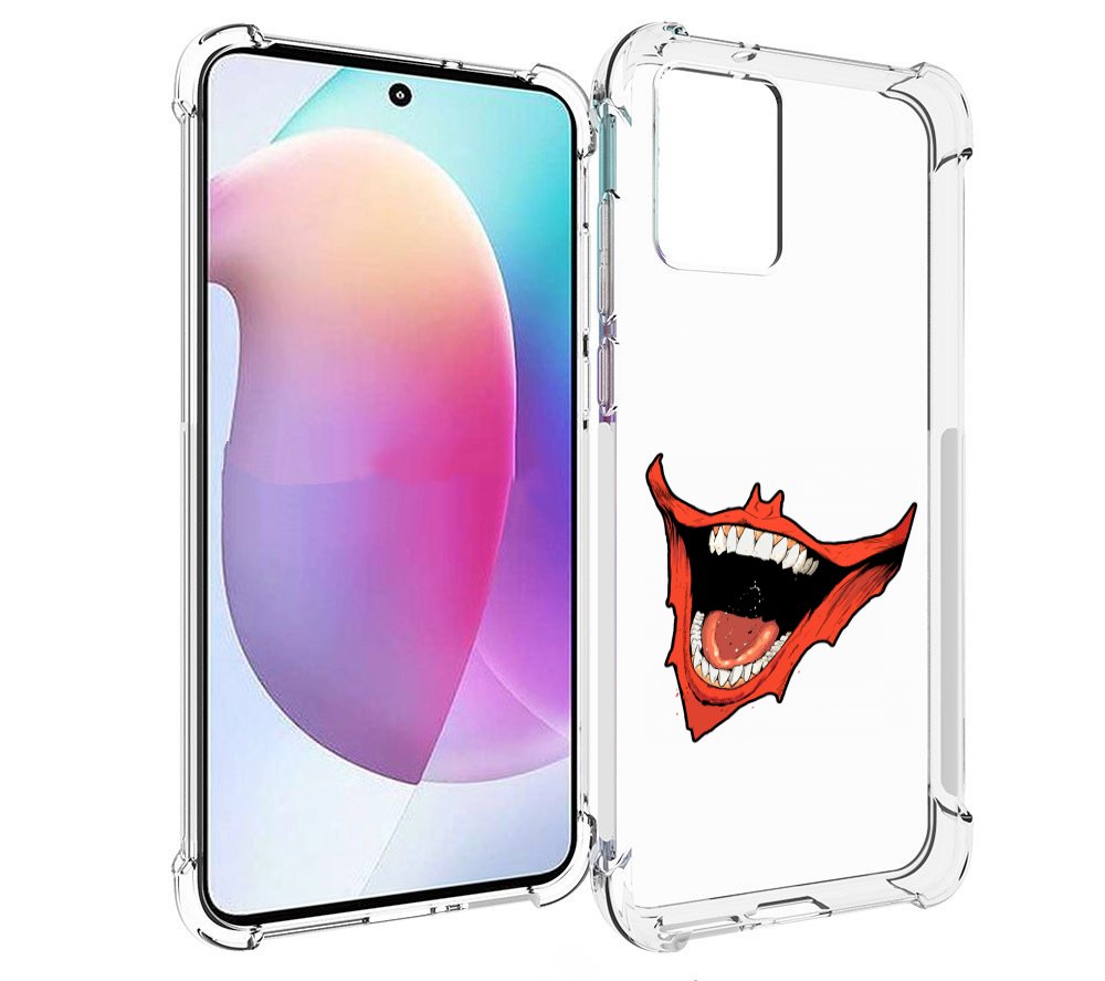 

Чехол MyPads страшная-улыбка для Motorola Edge 30 Neo, Прозрачный, Tocco