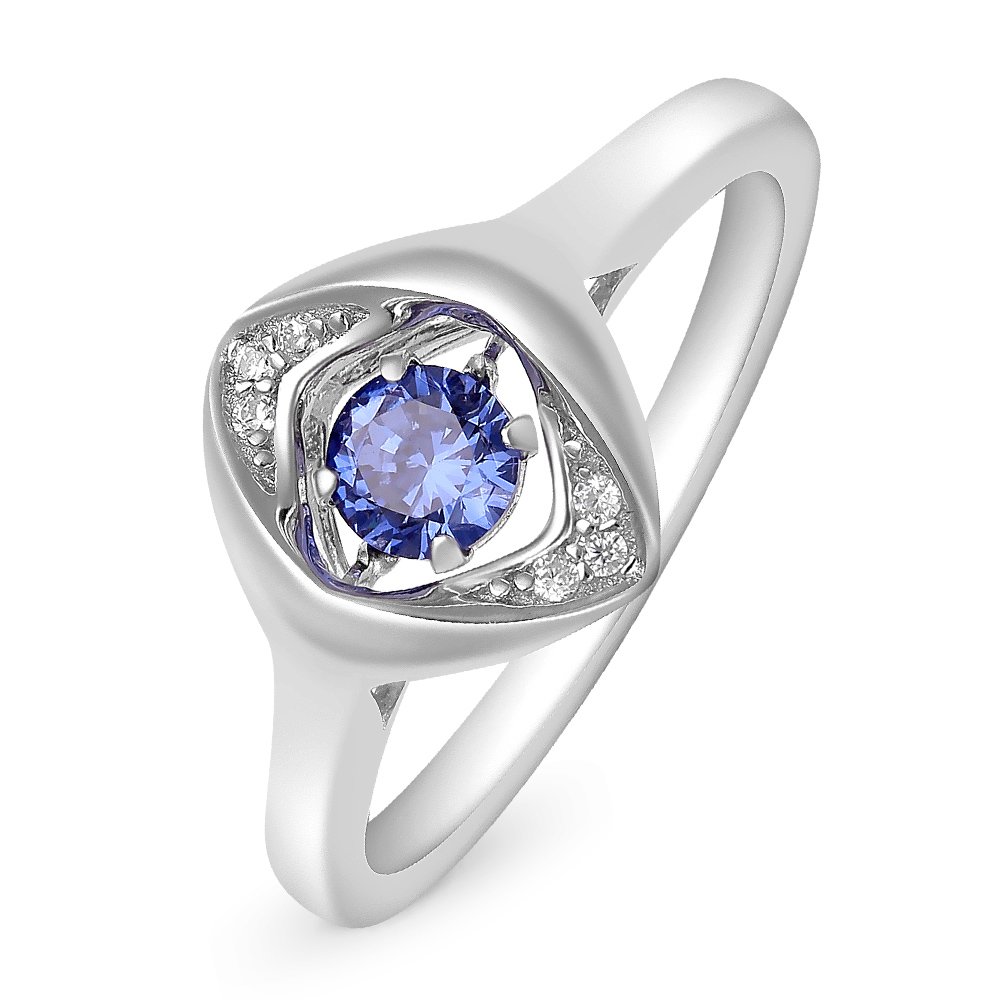 

Кольцо женское из серебра с фианитом 585Gold 701007610, р, 701007610