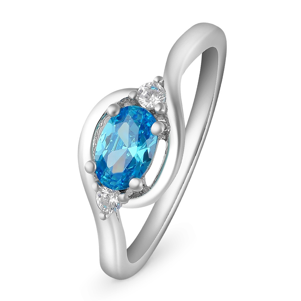

Кольцо женское из серебра с фианитом 585Gold 701007665, р, 701007665