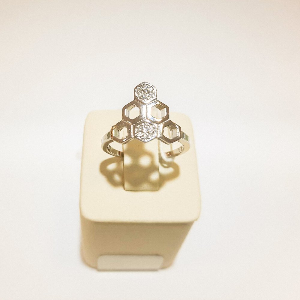

Кольцо женское из серебра с фианитом 585Gold 701007847, р, 701007847