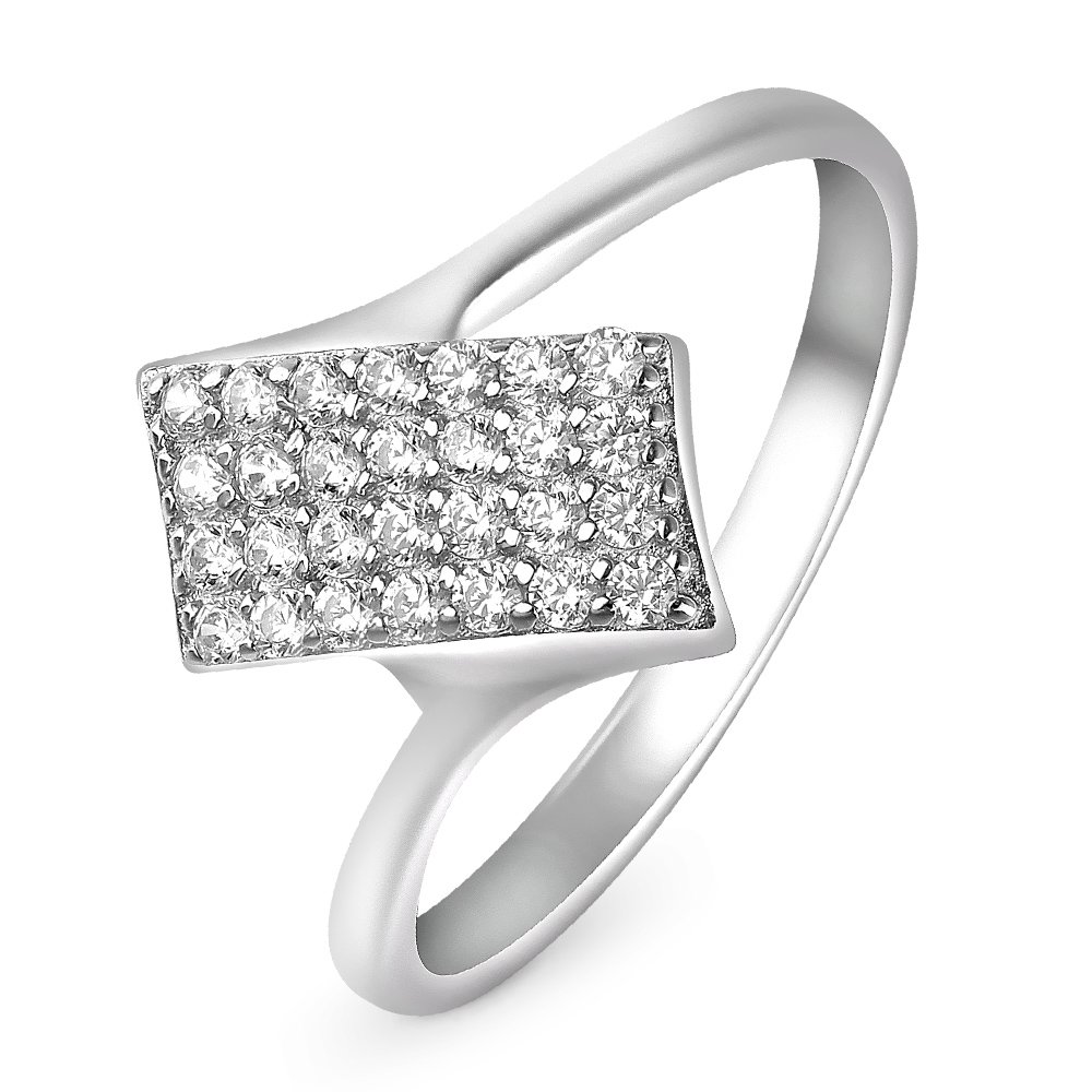 

Кольцо женское из серебра с фианитом 585Gold 701007618, р. 17, 701007618