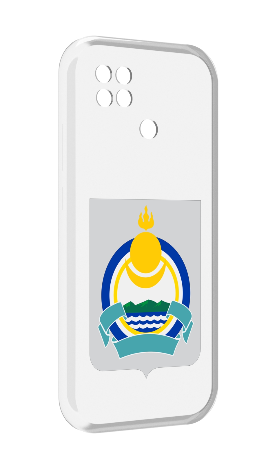 

Чехол MyPads герб-бурятия для Xiaomi Poco C40, Прозрачный, Tocco