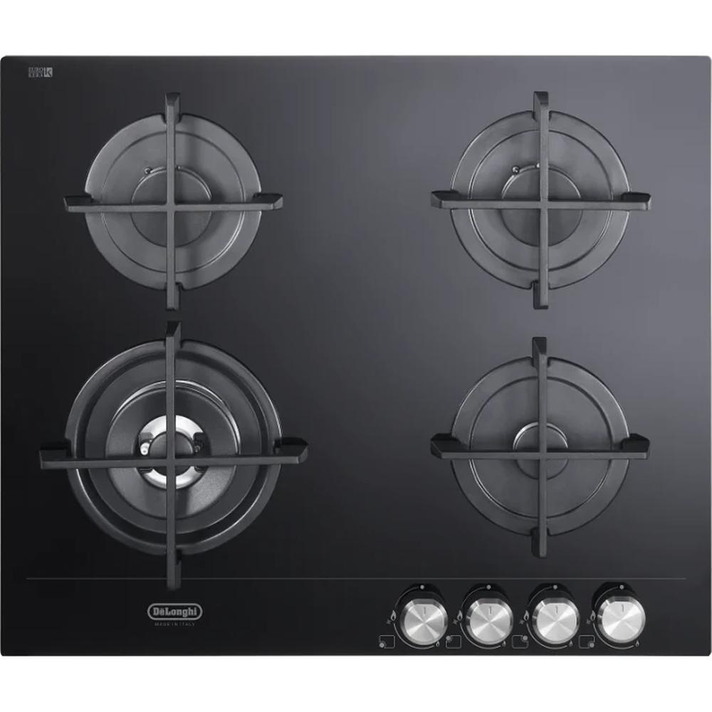 

Встраиваемая варочная панель газовая Delonghi NGC 46/1ASVCD Black, NGC 46/1ASVCD