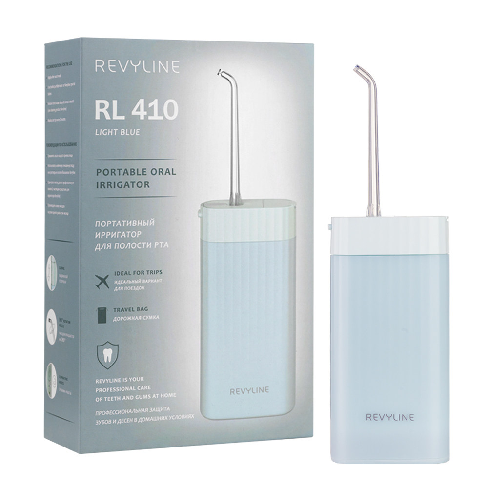 Ирригатор Revyline RL 410 голубой ирригатор bomidi d3 pro голубой 2шт