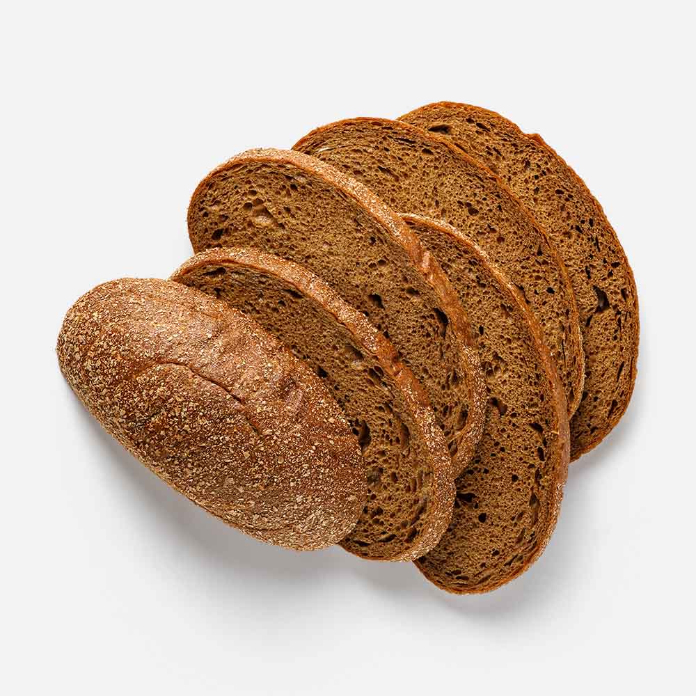 Хлеб ржано-пшеничный Самокат Ароматный бездрожжевой, заварной, подовый, 300 г