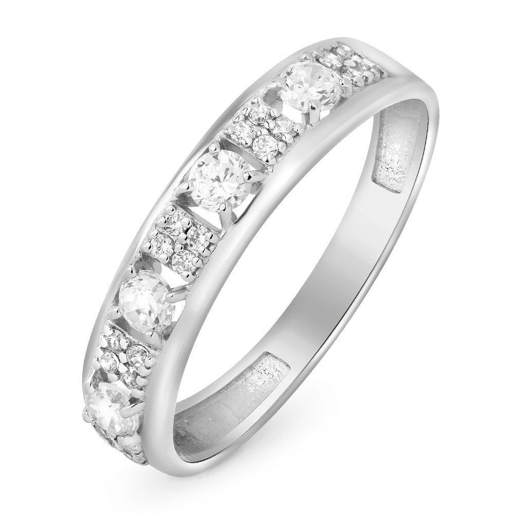 

Кольцо женское из серебра с фианитом 585Gold 701006656, р. 18,5, 701006656