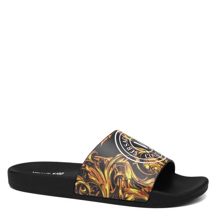

Сланцы мужские Versace Jeans Couture 76YA3SQ3 черные 43 EU, Черный, 76YA3SQ3