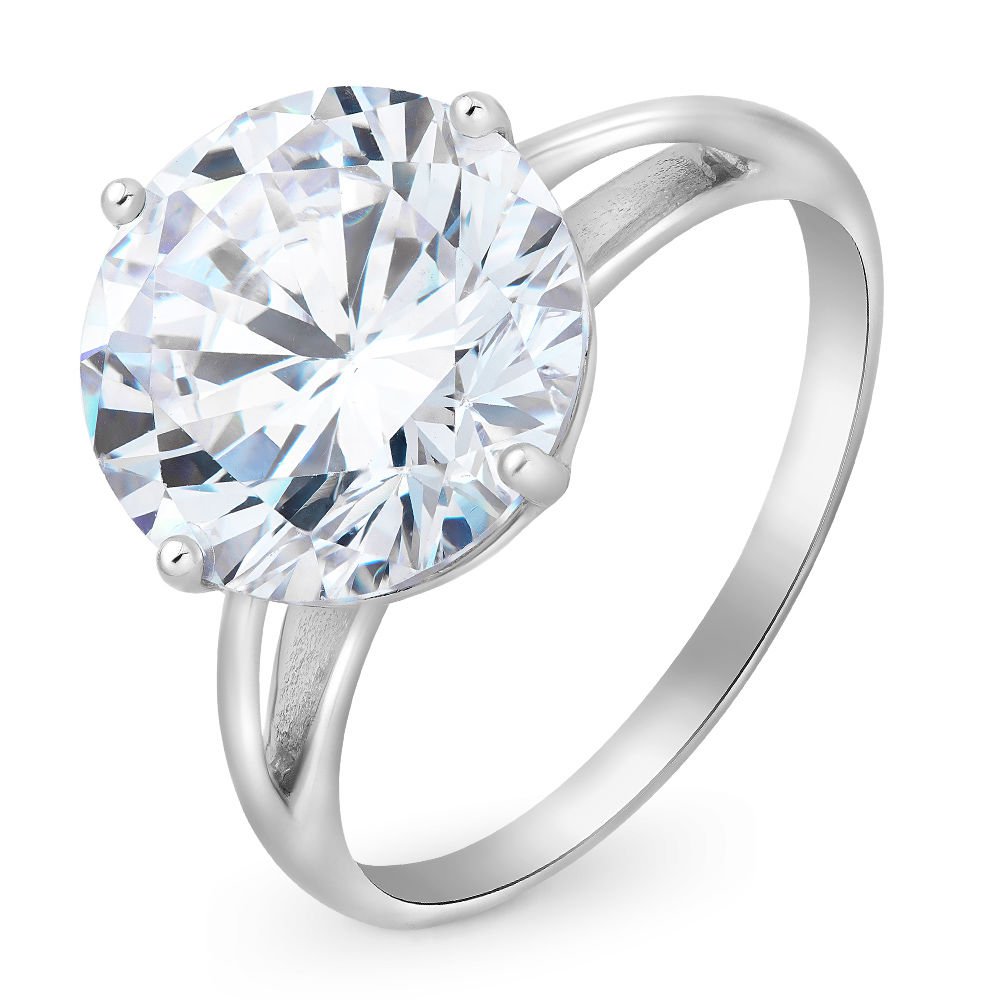 

Кольцо женское из серебра с фианитом 585Gold 701006864, р. 19,5, 701006864