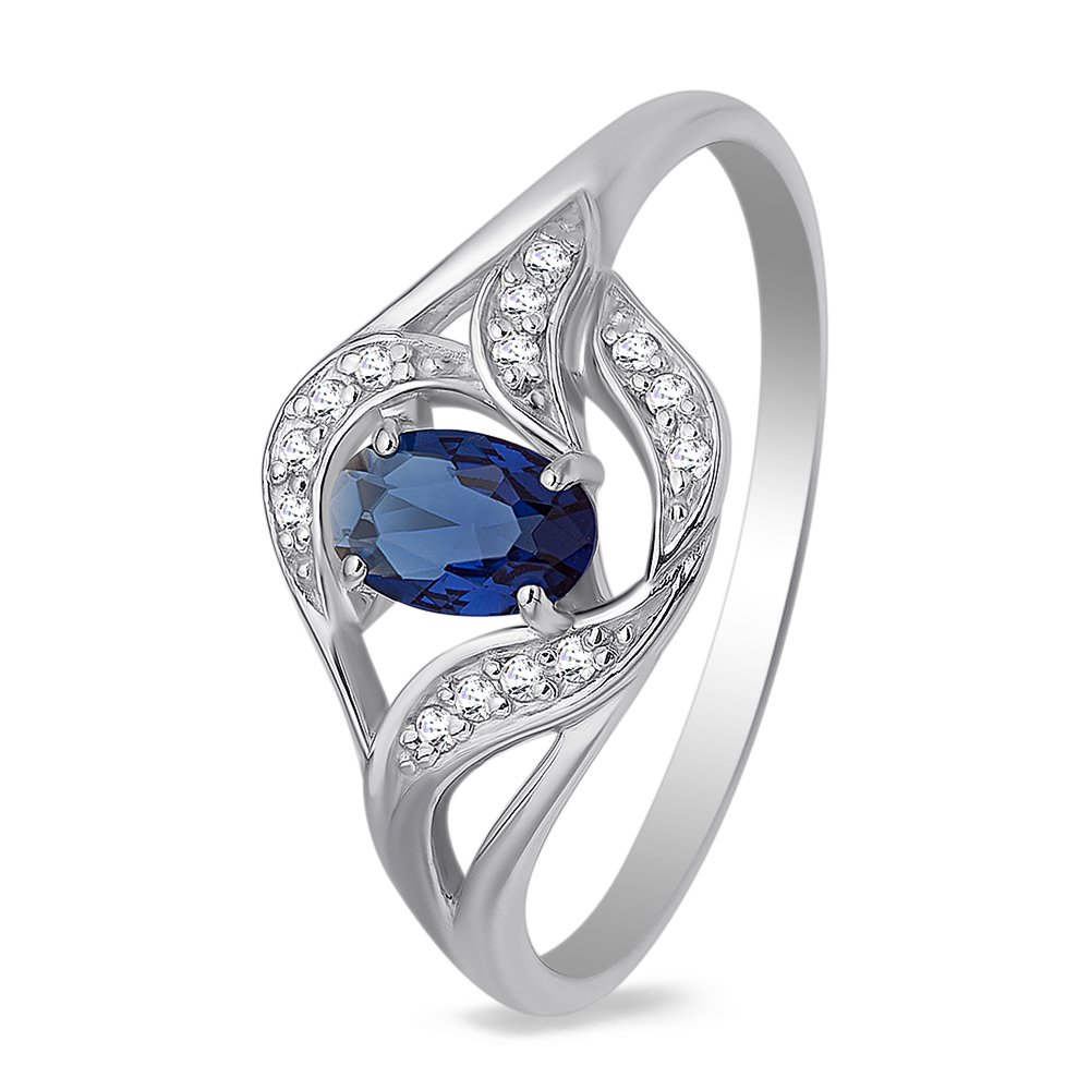 

Кольцо женское из серебра с фианитом 585Gold 701008649, р, 701008649